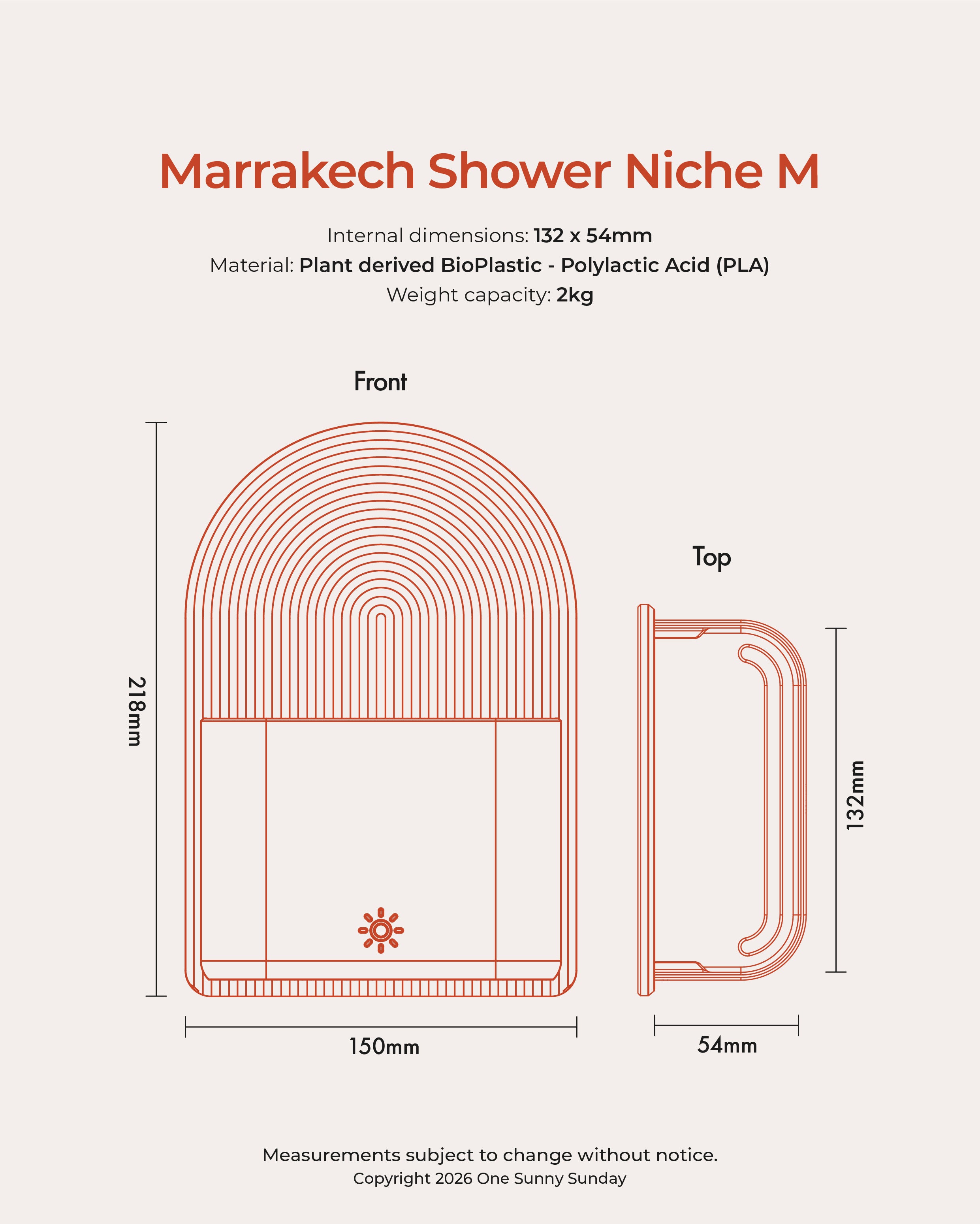 Marrakech Shower Niche M