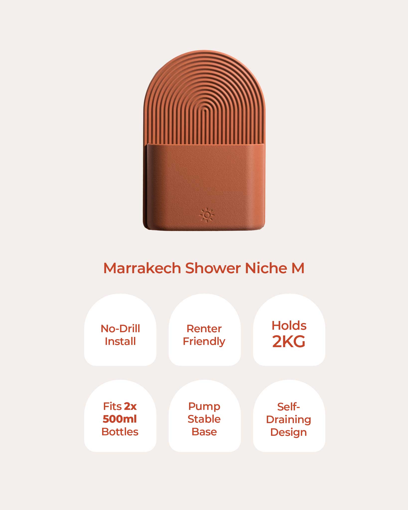 Marrakech Shower Niche M