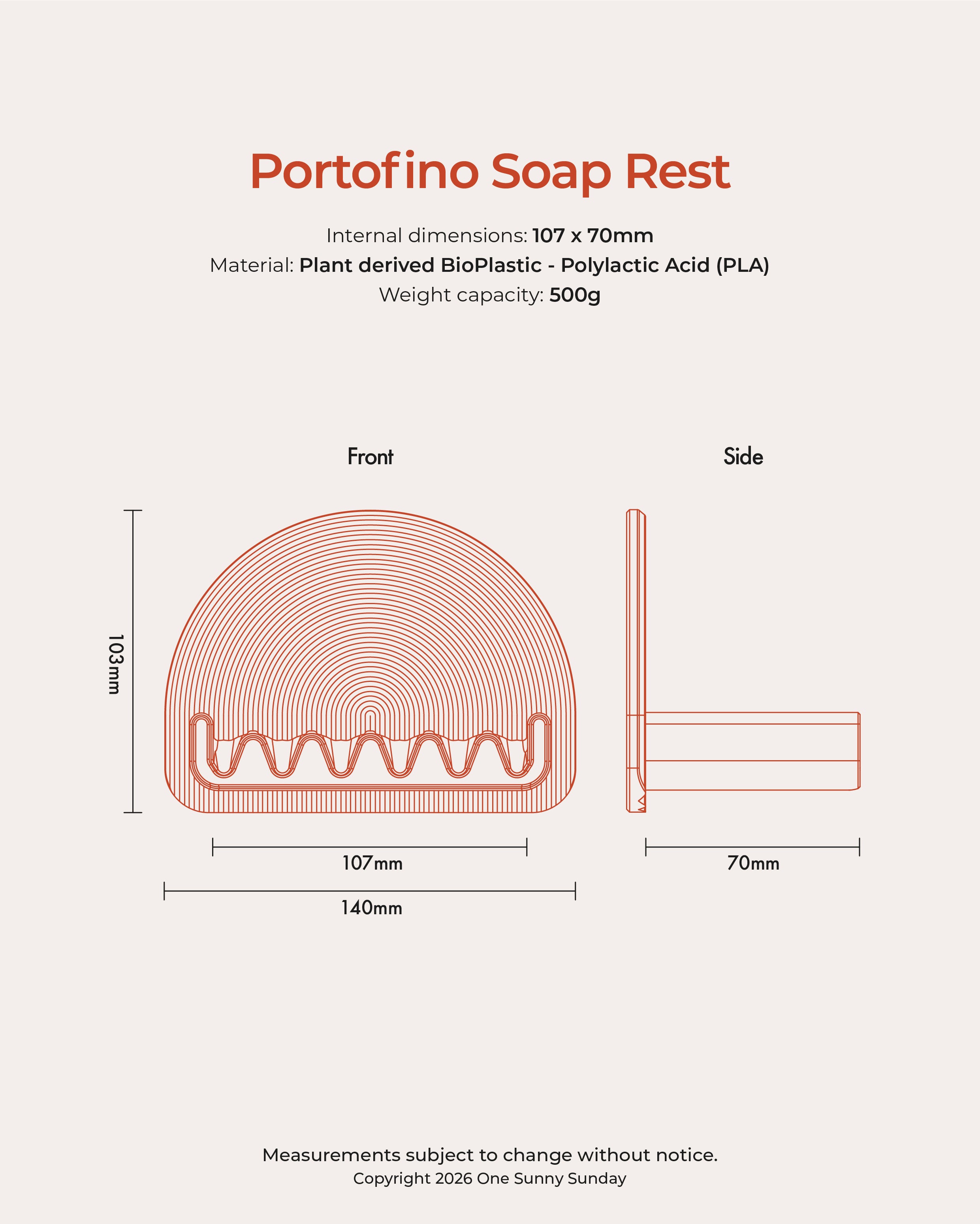Portofino Soap Rest