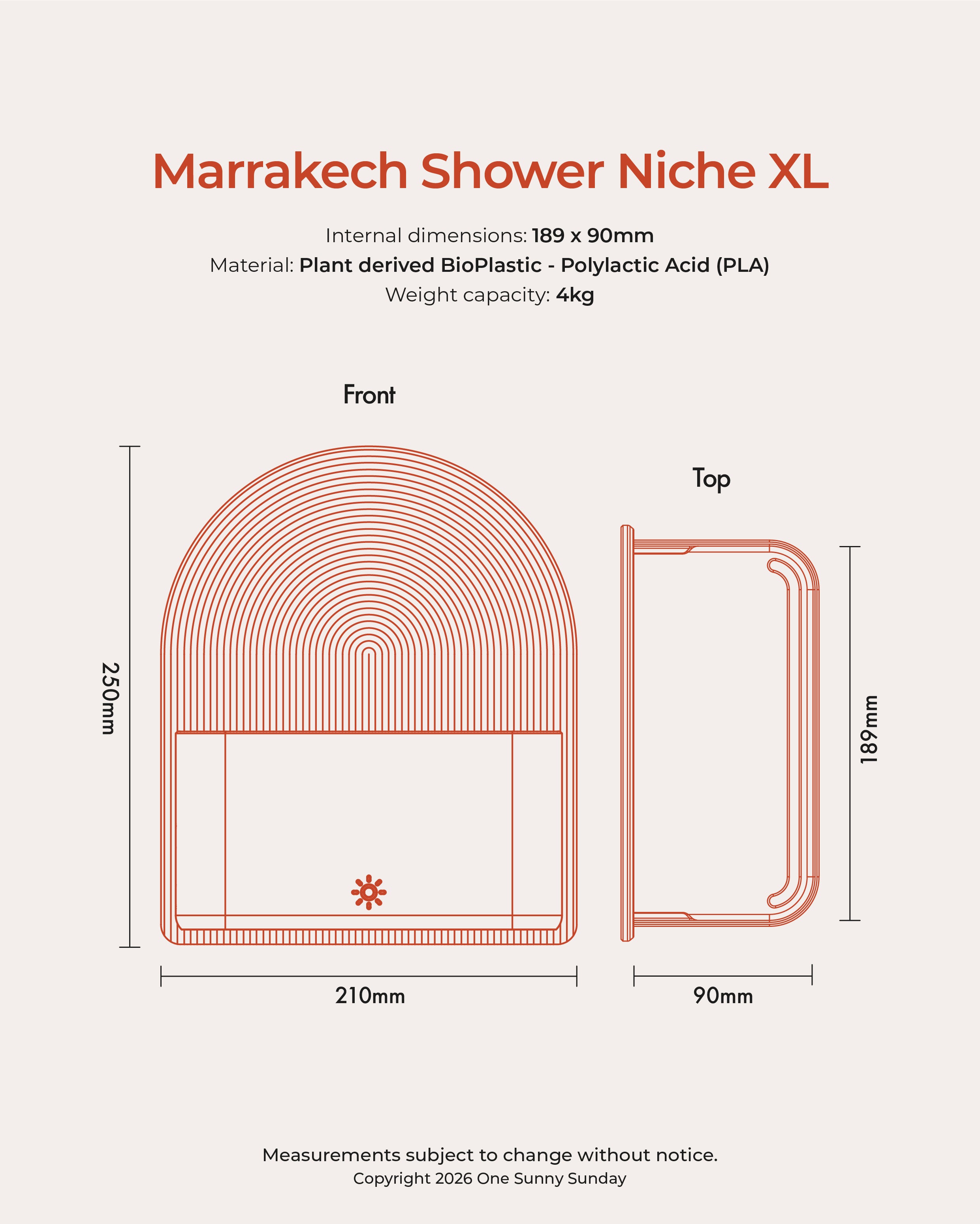 Marrakech Shower Niche XL